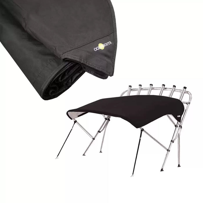 FABRIC MA 090-2BK 3 Bow Whitewater Bimini Replacement Fabrics 1.6m Black