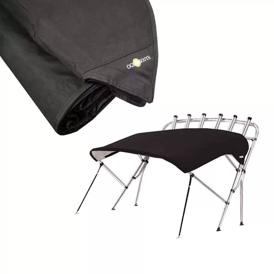 FABRIC MA 090-3BK 3 Bow Whitewater Bimini Replacement Fabrics 1.8m Black