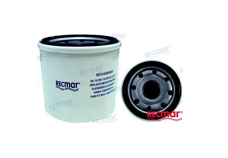Honda 8-60HP Outboard Oil Filter 15400-PFB-004 (Aftermarket)
