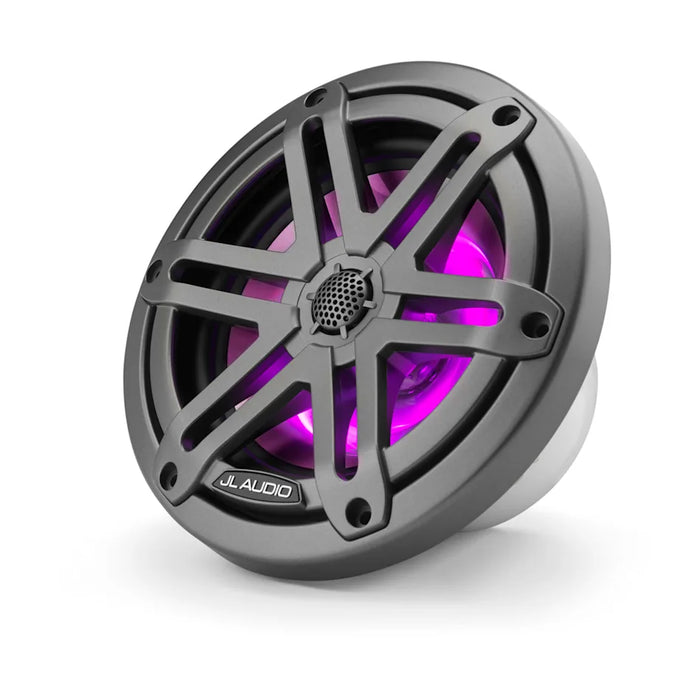 JL Audio M3 7.7 inch Speakers Grey Sport Grill RGB LED