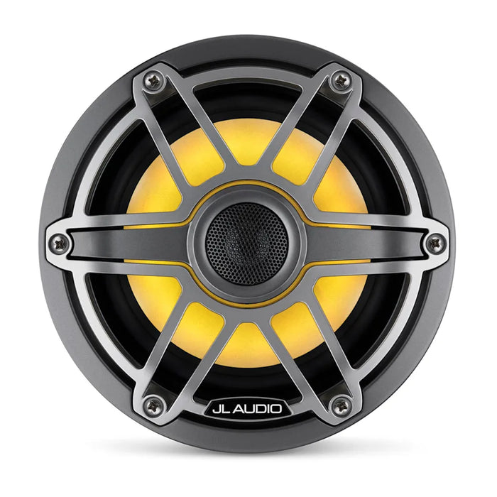 JL Audio M6 6.5 inch Speakers Titanium Sport Grill RGB LED