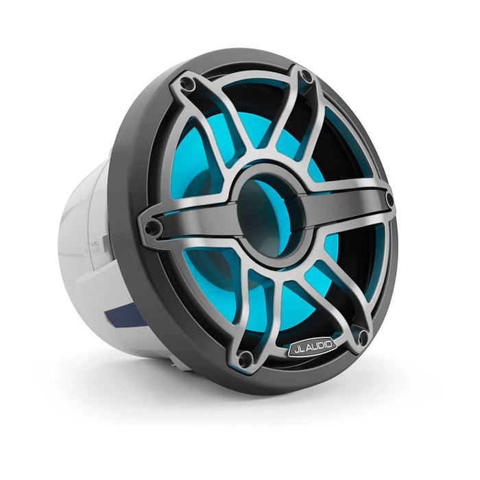 JL Audio M6 10 inch Subwoofer Titanium Sport Grill RGB LED
