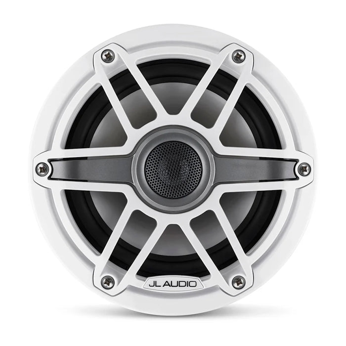 JL Audio M6 7.7 inch Speakers White Sport Grill