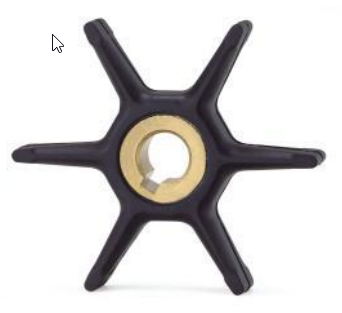 Johnson / Evinrude 3/4/5/5.5/6/7.5HP Seawater Impeller 277181 Replacement