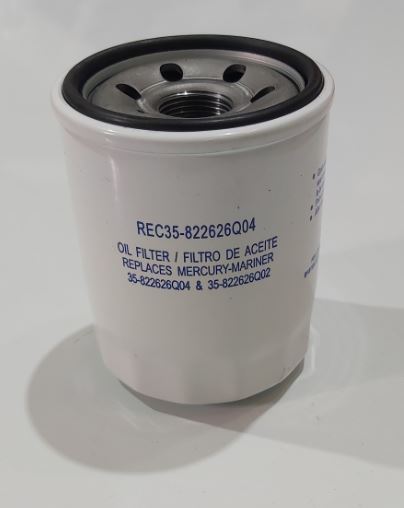 Mercury Oil Filter 25-115 HP  35-822626Q2 Replacement