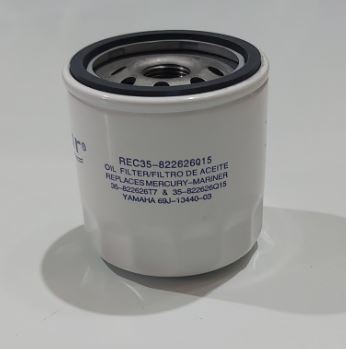 Mercury 4 Stroke 225 HP 3.3 lt V6 ONLY   Oil Filter 35-822626T7