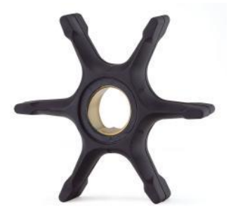 Johnson / Evinrude 40-70HP (6 blade) Seawater Impeller 396725 Replacement