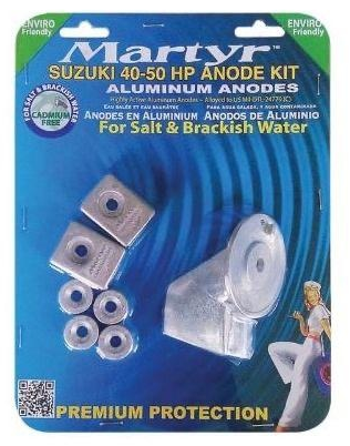 Suzuki Outboard  40-50HP Martyr Aluminium Anode Kit