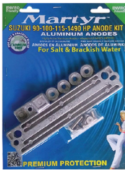 Suzuki Outboard 90-140HP Aluminium Anode Kit