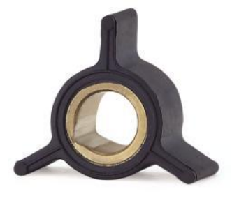 Johnson / Evinrude 2.5, 3, 4hp (Deluxe) Seawater Impeller 433935 Replacement