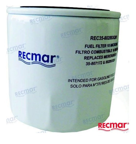 Water Separating Fuel Filter (Spin On) 802893Q01 10 micron