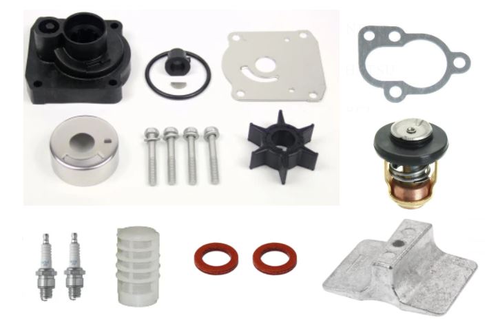 Aftermarket Yamaha 25-30HP 2 Stroke Major Service Kit (2 Cylinder)
