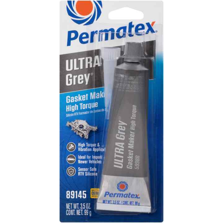 PERMATEX 89145 ULTRA GREY RTV SILICONE GASKET MAKER 99g