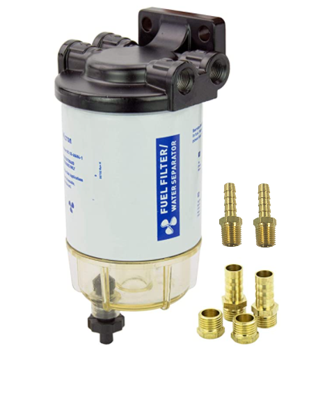 EPOTOOR 3/8 NPT Fuel Filter / Water Separator System For Marine Outboard Motor EPOTOOR 3/8 NPT Fuel Filter / Water Separator System For Marine Outboard Motor
