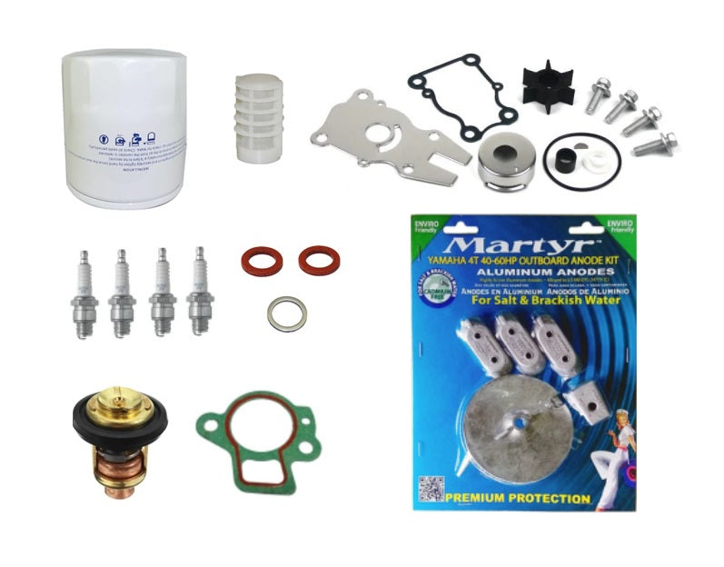 Aftermarket Yamaha 60HP 4 Stroke Major Service Kit 2004-06