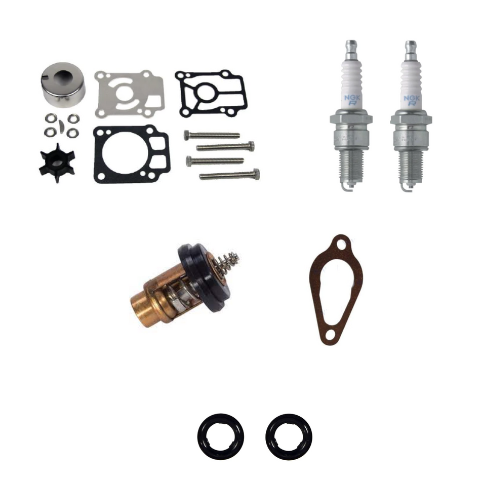 Aftermarket Mercury 25 & 30HP 2 Stroke Service Kit (Japanese Models Starting With 0N Serial Numbers)
