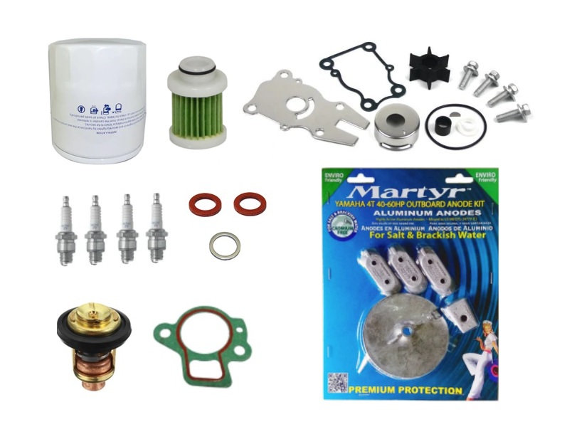 Aftermarket Yamaha 50-60HP 4 Stroke Major Service Kit 2007+